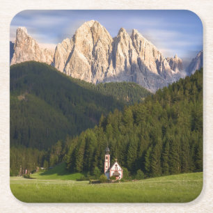 Posavasos Cuadrado De Papel Di Funes del St. Magdalena el   Val