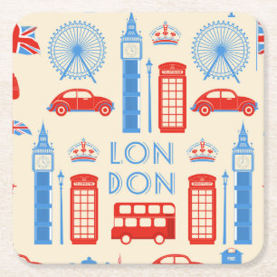 Posavasos Cuadrado De Papel Dibujo de Personalizados honestos y coloridos en L