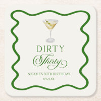 Dirty Thirty Dirty Martini Birthday Party