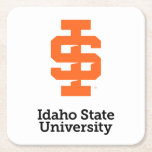 Posavasos Cuadrado De Papel Diseño del Logo Oficial de la Universidad Estatal<br><div class="desc">¡Celebren su orgullo en la Universidad Estatal de Idaho con este logo oficial de la ISU! Con el atrevido enganche "I" y "S" en el color naranja de la firma, este diseño encarna el espíritu de los bengalíes. Perfecto para estudiantes, ex alumnos y fans que quieren mostrar su espíritu escolar...</div>