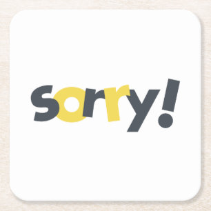 Posavasos Cuadrado De Papel Diseño lúdico, vibrante, audaz y moderno de Lo sie