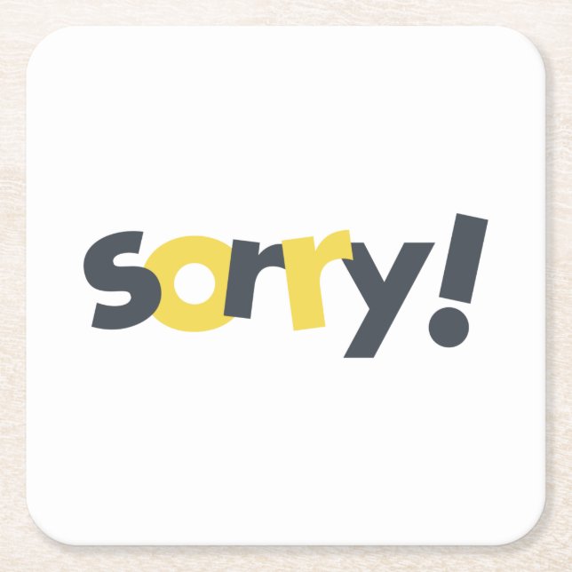 Posavasos Cuadrado De Papel Diseño lúdico, vibrante, audaz y moderno de Lo sie (Anverso)