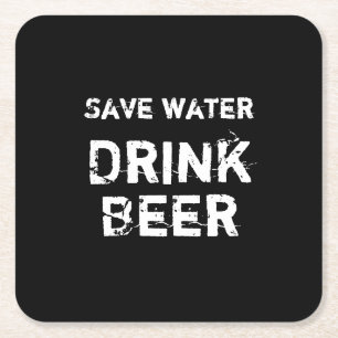 Posavasos Cuadrado De Papel Divertido