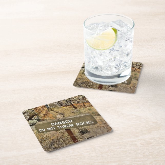 POSAVASOS CUADRADO DE PAPEL DONT (In situ)