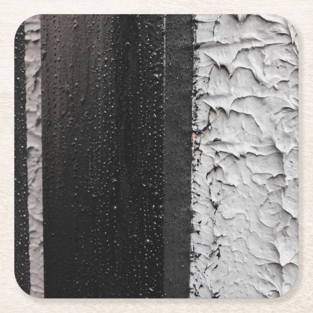 Posavasos Cuadrado De Papel dos tonos (Anverso)