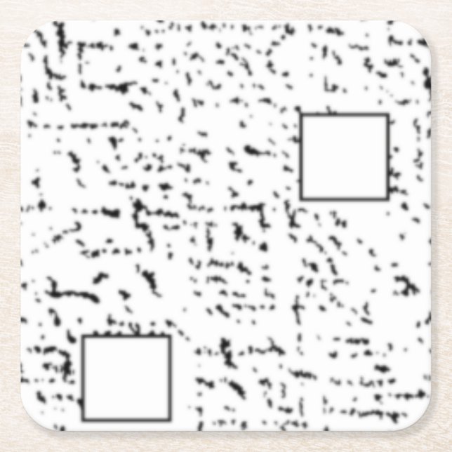 Posavasos Cuadrado De Papel Dot, Vampire Grey Paper Coaster (Anverso)
