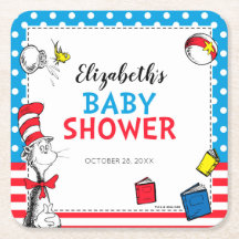 Dr. Seuss - Gato en el Baby Shower Gorra