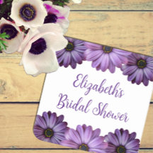 Ducha Morada Floral Bridal