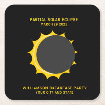 Eclipse solar parcial marzo 2025 Personalizado