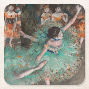 Posavasos Cuadrado De Papel Edgar Degas - Bailarina inclinada / Bailarina en v
