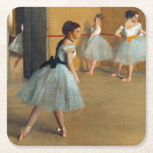 Posavasos Cuadrado De Papel Edgar Degas El Foyer de Baile en la Ópera