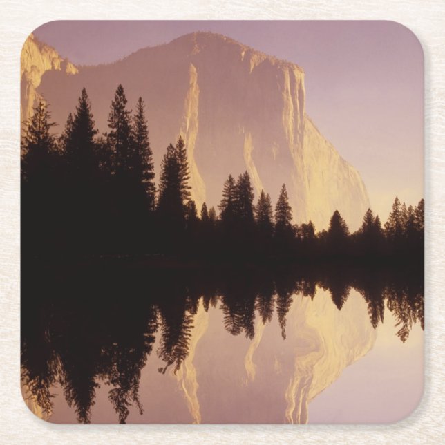 Posavasos Cuadrado De Papel EL Capitan (Anverso)