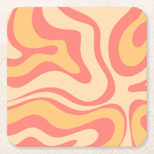 Posavasos Cuadrado De Papel El Cojín decorativo