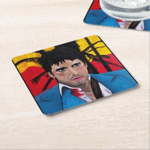 Posavasos Cuadrado De Papel El cuadro cubano de Alfred Fox