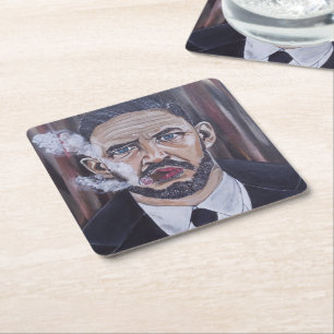 Posavasos Cuadrado De Papel El cuadro de The Mobster de Alfred Fox