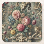 Posavasos Cuadrado De Papel El devoto de la sangre y el óseo - victoriano góti<br><div class="desc">La belleza no es un escudo. El Devorador de la Sangre y el Hueso estalla en espléndidos florales —rosas ondulados, marigolas doradas y cúmulos de polvo azul— sólo para separarse por algo monstruoso. Caras grotescas y boquiabiertas entre pétalos, mientras que criaturas con garras acechan el rocío, como si fueran convocadas...</div>