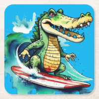 El divertido surfing de cocodrilos