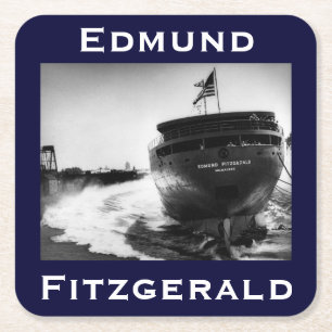 Posavasos Cuadrado De Papel El Edmund Fitzgerald