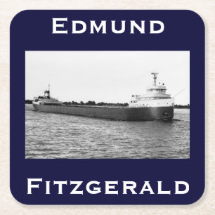 Posavasos Cuadrado De Papel El Edmund Fitzgerald