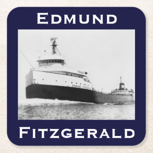 Posavasos Cuadrado De Papel El Edmund Fitzgerald