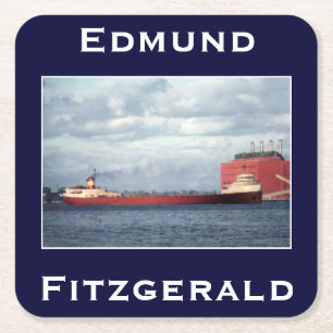 Posavasos Cuadrado De Papel El Edmund Fitzgerald