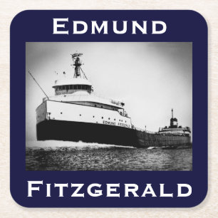 Posavasos Cuadrado De Papel El Edmund Fitzgerald