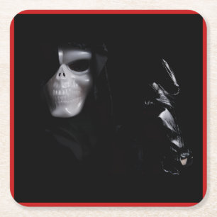 Posavasos Cuadrado De Papel El guante -