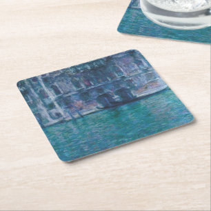Posavasos Cuadrado De Papel El palacio de la Mula Claude Monet