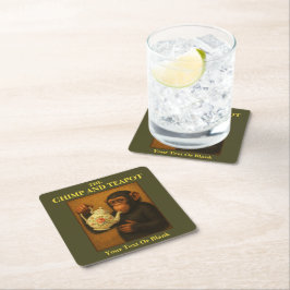 Posavasos Cuadrado De Papel El Pub Chimp Y Teapot