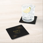 Posavasos Cuadrado De Papel Elegante Masquerade Gold Black Sweet 16th Birthday<br><div class="desc">Elegante Masquerade Gold Black Sweet 16th Birthday Square Paper Coaster</div>