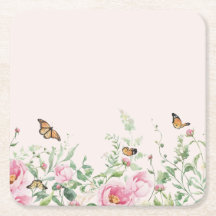 Elegante Peonía en Acuarela y Pape Floral de Marip