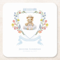 Elegante Princesa Bear Real Baby Shower