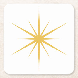 Posavasos Cuadrado De Papel Elegir cualquier color de mediados del siglo XX es