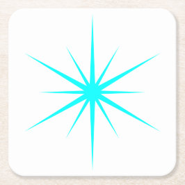 Posavasos Cuadrado De Papel Elegir cualquier color de mediados del siglo XX es