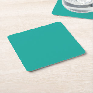 Posavasos Cuadrado De Papel Eleva tu diseño con un fondo verde