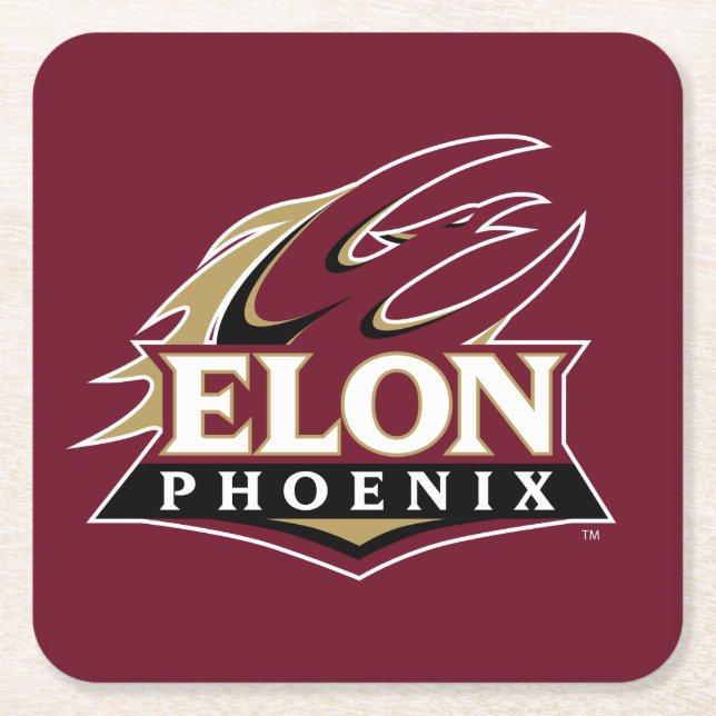 Posavasos Cuadrado De Papel Elon Phoenix (Anverso)