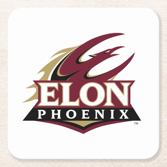 Posavasos Cuadrado De Papel Elon Phoenix (Anverso)
