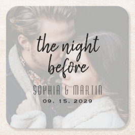 Posavasos Cuadrado De Papel Ensayos de fotografía de la cena