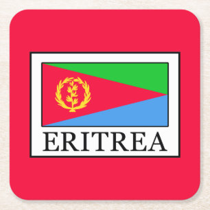 Posavasos Cuadrado De Papel Eritrea