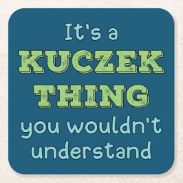 Posavasos Cuadrado De Papel Es algo de Kuczek