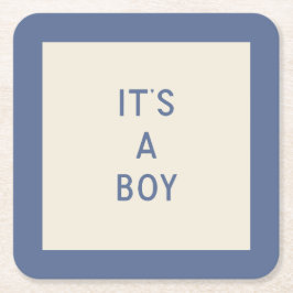 Posavasos Cuadrado De Papel Es una escoria de papel mínima para niños