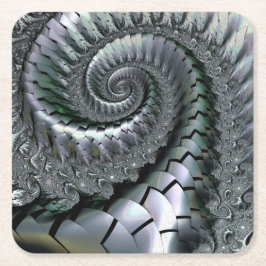 Posavasos Cuadrado De Papel Escheresco