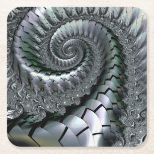 Posavasos Cuadrado De Papel Escheresco