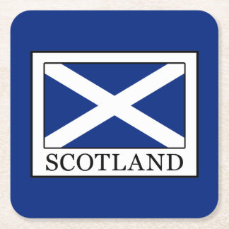 Posavasos Cuadrado De Papel Escocia