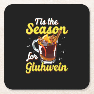 Posavasos Cuadrado De Papel Esta Es La Temporada De Gluhwein Spiced Mulled Win