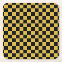 Estilo de patrón cuadrado blanco con dorado metáli