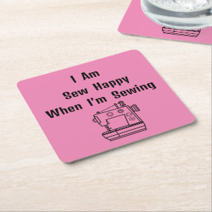 Posavasos Cuadrado De Papel Estoy fresco cuando estoy masticando