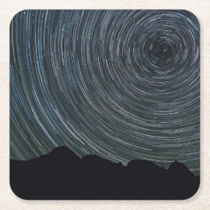 Posavasos Cuadrado De Papel Estrella recorre Polaris   Ingles Pass