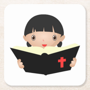 POSAVASOS CUADRADO DE PAPEL ESTUDIO DE LA BIBLIA