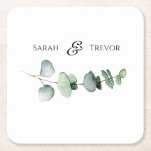 Eucalyptus Greenery Elegante Boda Minimalista